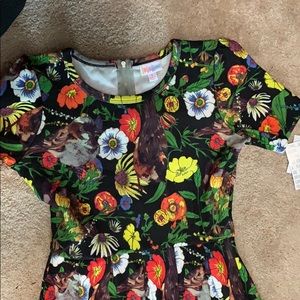 Bird and flowers Amelia dress